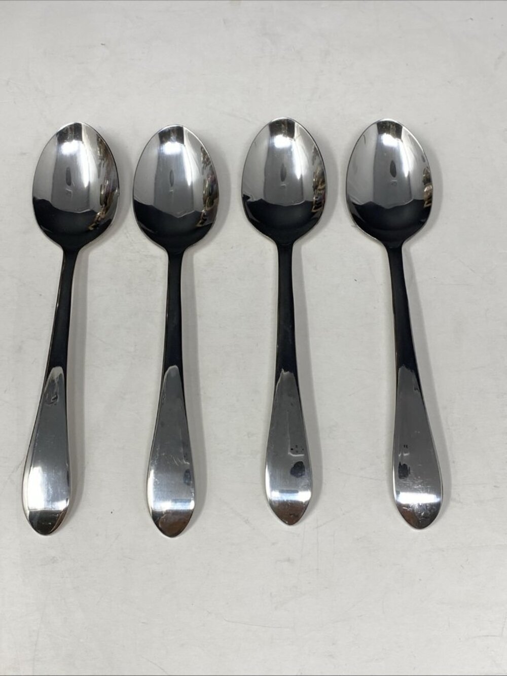 Set Of 4 Cambridge West Satin Stainless Teaspoons 6.5”
